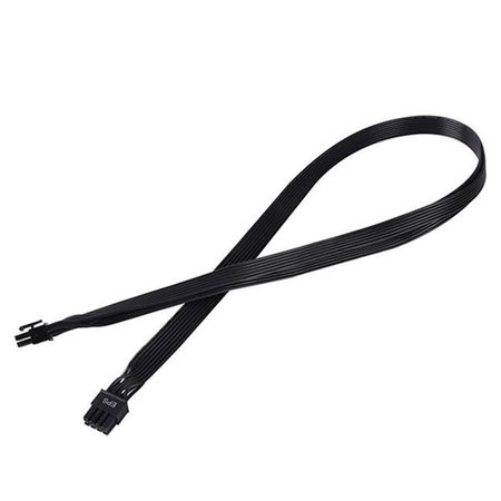 SILVERSTONE SilverStone Technologies PP11 750 mm EPS to PCIE 8 Pin Convertion Modular Cable; Black PP11